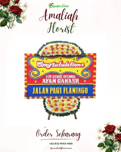 Bunga Papan Congratulation di Karangkerta